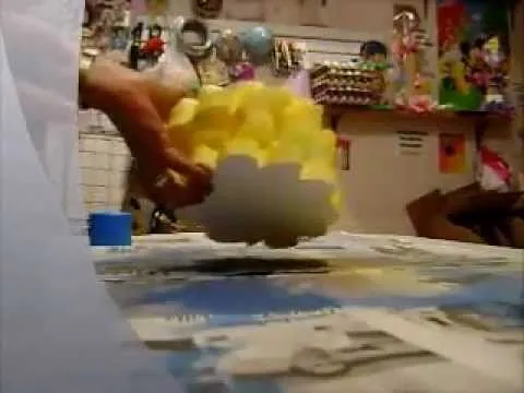 Elaboracion de adorno para pastel, piñatas,centros de mesa parte 2 ...