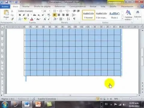 Elaboracion de un crucigrama pero en word - YouTube