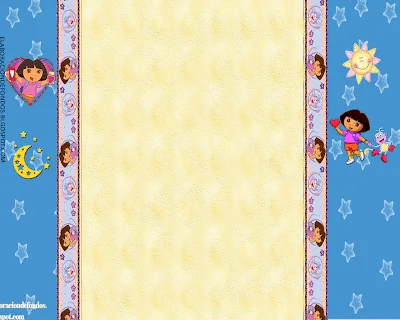 ELABORACION DE FONDOS PARA BLOG: DORA LA EXPLORADORA