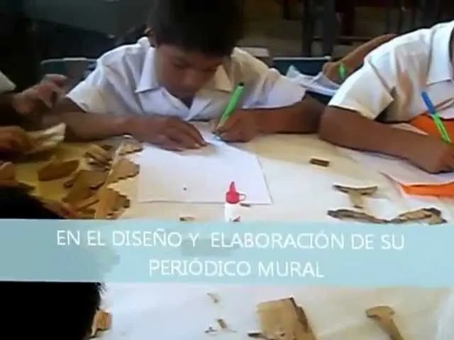 ELABORACIÓN DE PERIÓDICO MURAL - PRIMERO DE SECUNDARIA - YouTube