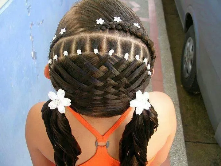 Elaborado peinado para niña. | Peinados. | Pinterest | Kid Hair ... Elaborado peinado para niña. | Peinados. | Pinterest | Kid Hair ...