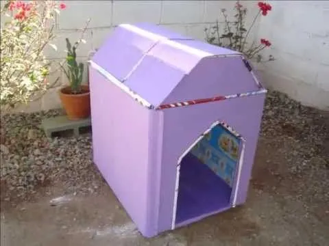 COMO ELABORAR UNA CASITA PARA TU PERRO - YouTube COMO ELABORAR UNA CASITA PARA TU PERRO - YouTube