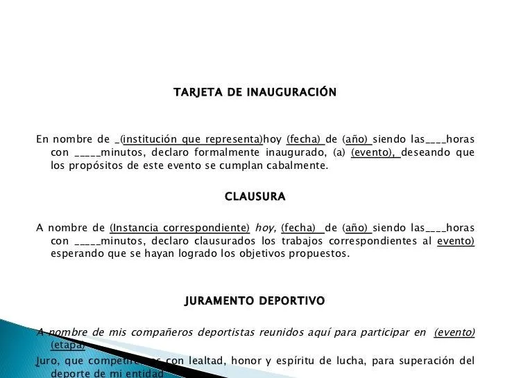 Como elaborar una ceremonia civica de pe a pa