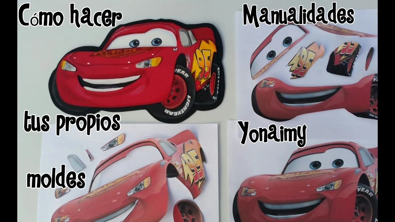 COMO ELABORAR MOLDES DEL RAYO MCQUEEN Y OTROS PARA FOAMY . - YouTube COMO ELABORAR MOLDES DEL RAYO MCQUEEN Y OTROS PARA FOAMY . - YouTube