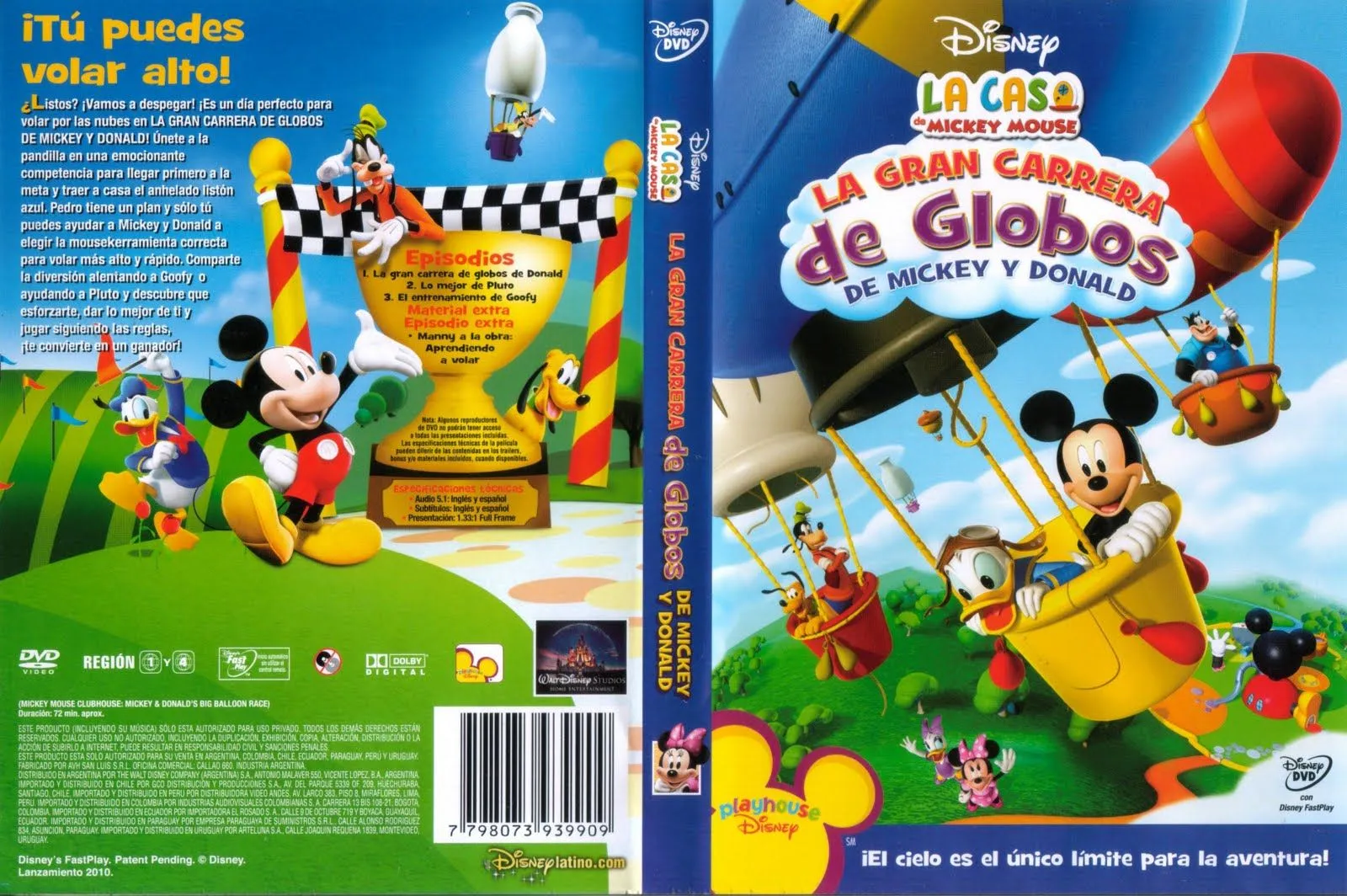 ELCINEENSUSMANOS: LA CASA DE MICKEY MOUSE LA GRAN CARRERA DE GLOBOS (