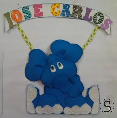 Elefante goma eva - Imagui