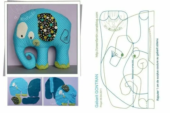 elefante stoffa | patrones patchwork | Pinterest elefante stoffa | patrones patchwork | Pinterest