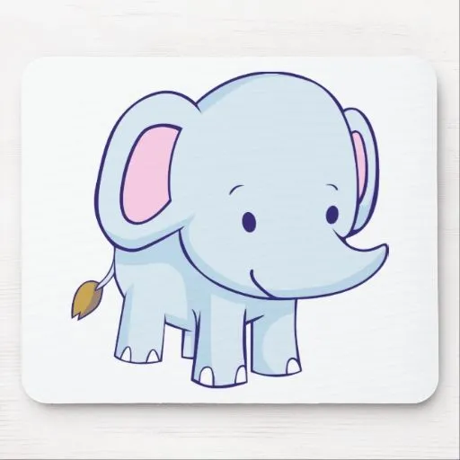 Elefantes bebés animados tiernos - Imagui
