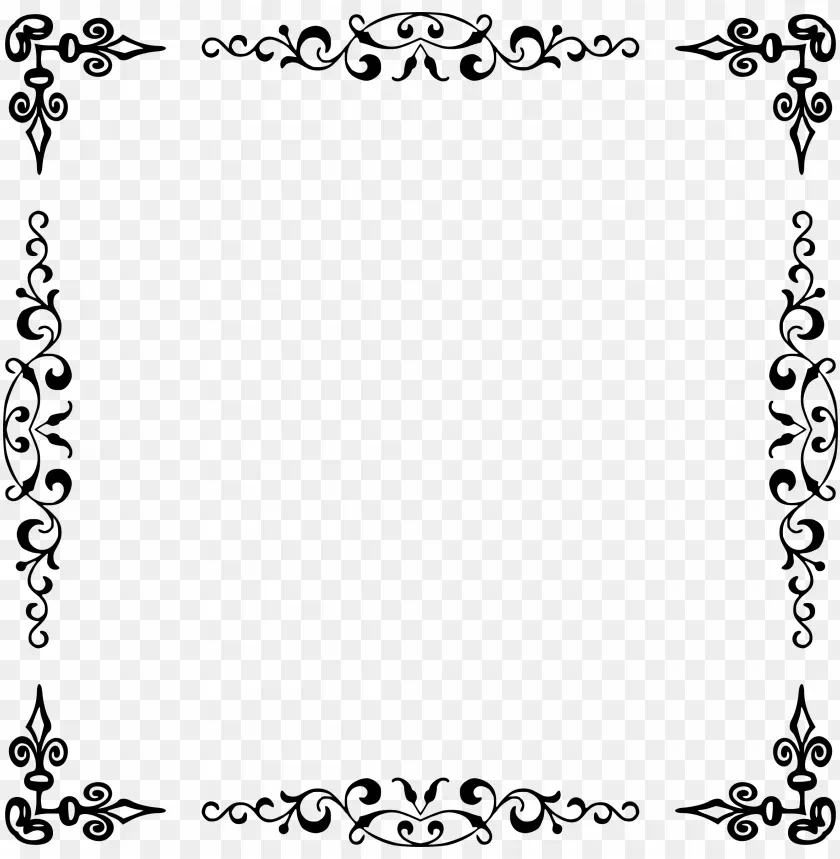 Elegant Border Png Download - Marcos Para Invitaciones Elegantes PNG Image  With Transparent Background | TOPpng