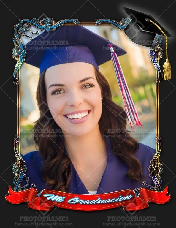 Elegante marco para fotos de graduación | Photo Frames