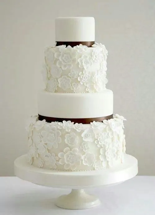 Elegante pastel para boda. | Pasteles. | Pinterest Elegante pastel para boda. | Pasteles. | Pinterest