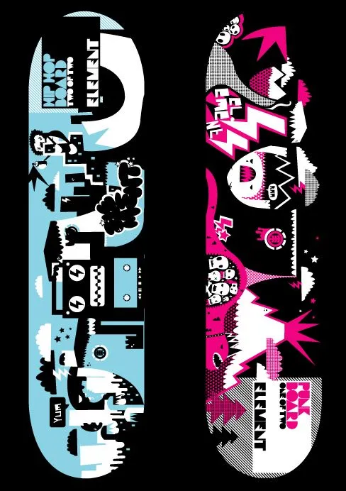 ELEMENT SKATEBAORDS by Jeffrey Bowman at Coroflot.