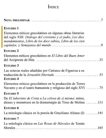 Elementos míticos grecolatinos en algunas obras literarias del ...