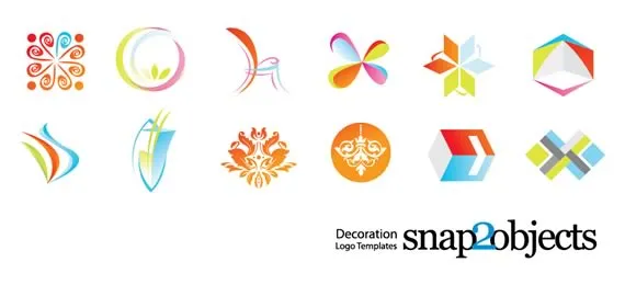 Elementos vectorizados para logos | Kabytes
