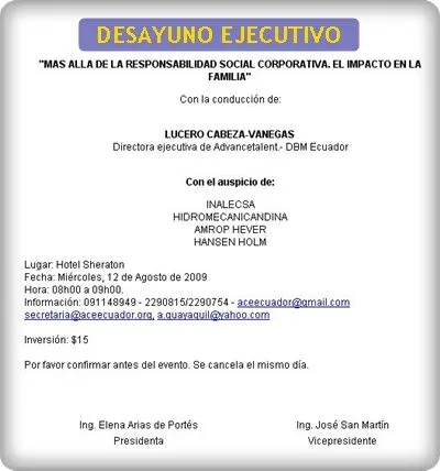 Elena Arias de Portés « RED DENTRO Y FUERA ESPOL Elena Arias de Portés « RED DENTRO Y FUERA ESPOL