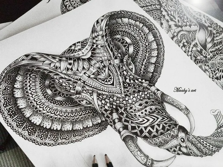 Elephant by Maahy's Art | ARABESCO | Pinterest | Elephants, Hindus ... Elephant by Maahy's Art | ARABESCO | Pinterest | Elephants, Hindus ...