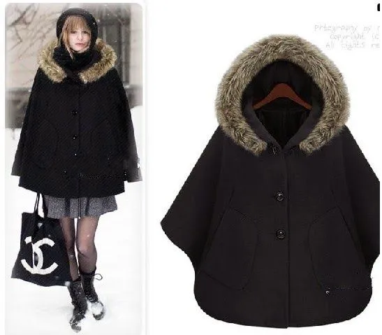 yo elijo coser: Patrón gratis: capa con capucha (tallas XS-L)