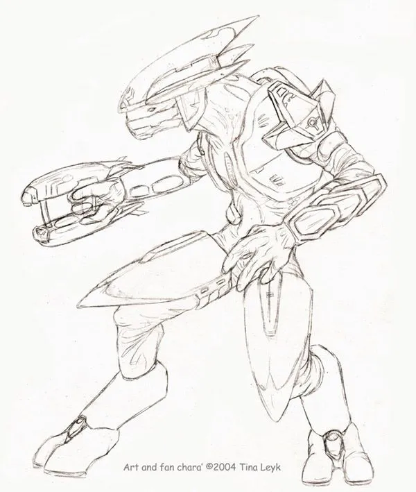 Elite halo para dibujar - Imagui