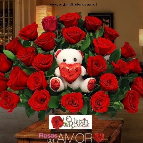 ELJARDINDEROSAS Florerias Flores santiago - Chile Envio de rosas a ...