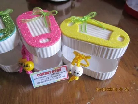 Elkin creaciones: Cajitas recordatorios baby Shower