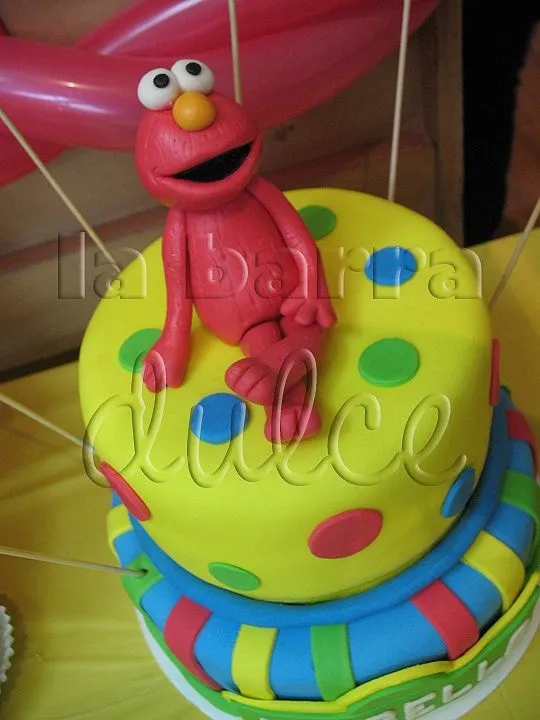 ELMO Sesame Street cake fondant 3D modeling figure marshmallow ...