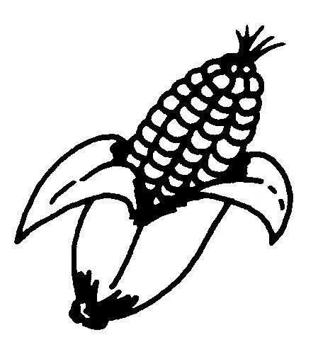 Elote animado para colorear - Imagui