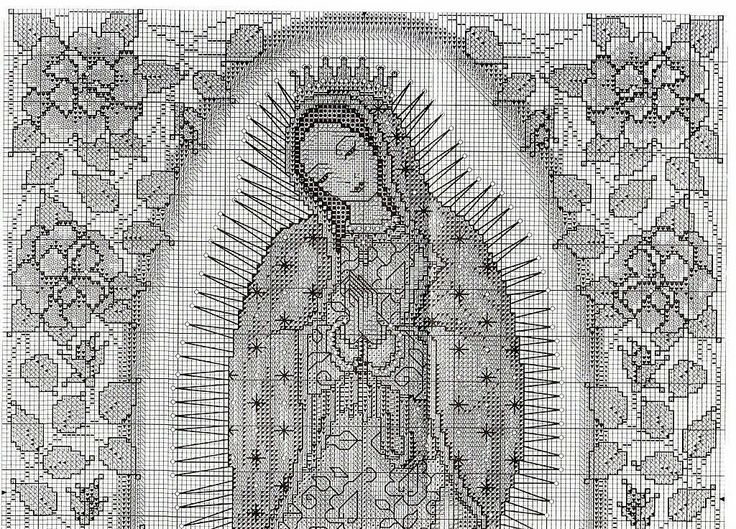 A través de els bindels Virgen de Guadalupe | Bordados religiosos ... A través de els bindels Virgen de Guadalupe | Bordados religiosos ...