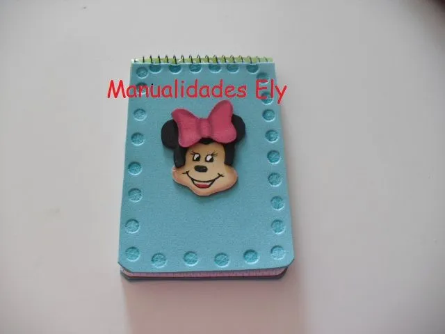 ELY FONDANT MANUALIDADES: Libretas decoradas con goma eva ELY FONDANT MANUALIDADES: Libretas decoradas con goma eva