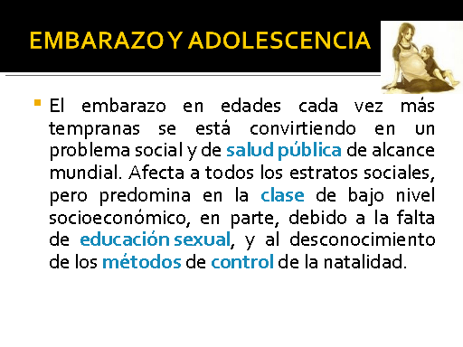 Embarazo en la adolescencia - Monografias.