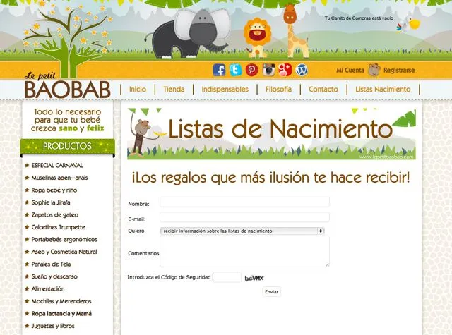 Embarazo, parto, bebés y niños | Listas de nacimiento online en Le ...