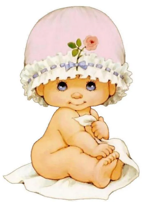 Embellishments - 3D layered precious moments, Sitting baby girl ... Embellishments - 3D layered precious moments, Sitting baby girl ...