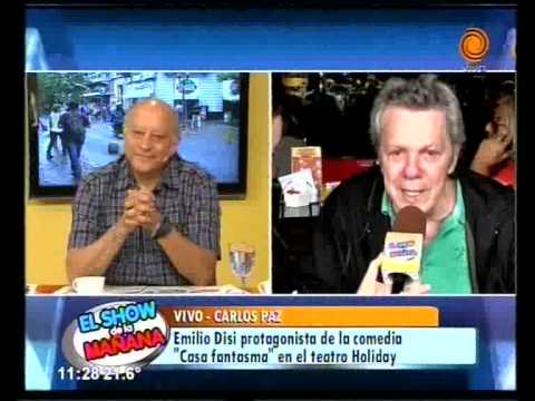 Emilio Disi, protagonista de Casa fantasma 07 01 2015 - YouTube Emilio Disi, protagonista de Casa fantasma 07 01 2015 - YouTube