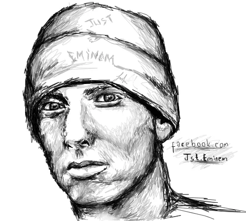 Eminem drawing by Snsz on deviantART