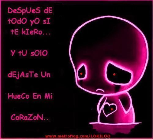 Poemas de amor en emo - Imagui