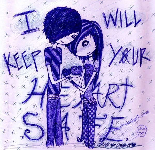 emo kisses | Emo new style Fashion