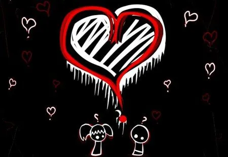 Emo Love <3 - Other &amp; Abstract Background Wallpapers on Desktop ...