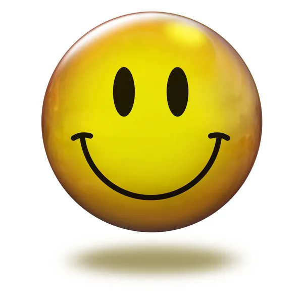 Emoticon de render 3d. alegre — Foto stock © benjaminet #13860996