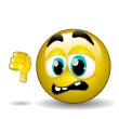 Emoticone Triste ¯(°_°)--^ SmilChat : Emoticone animé, 3D, Mini ...