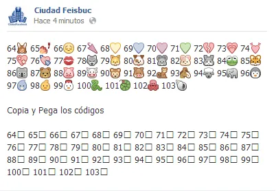 Como hacer nuevos emoticones en facebook ? - Ciudad Facebook Fotos ...