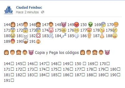 Como hacer nuevos emoticones en facebook ? - Ciudad Facebook Fotos ...