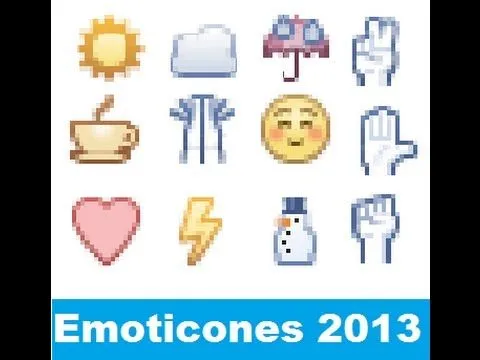 nuevos emoticones facebook - YouTube