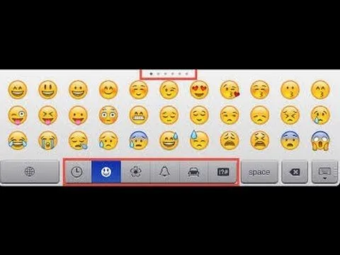 como poner emoticos o caritas en el teclado android - YouTube