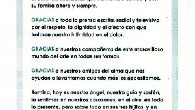 Las emotivas palabras de la familia de Romina Yan - Infobae Las emotivas palabras de la familia de Romina Yan - Infobae