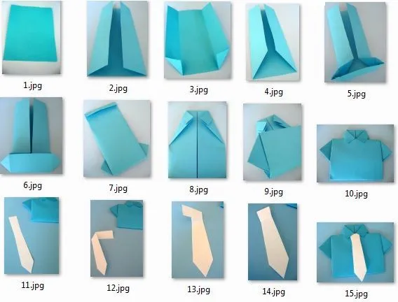como empacar una camisa para el dia del padre | Origami paso a ... como empacar una camisa para el dia del padre | Origami paso a ...