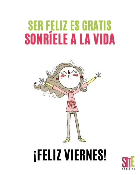 Empezando el viernes de muy buenas vibras :D #sitemagazine ... Empezando el viernes de muy buenas vibras :D #sitemagazine ...