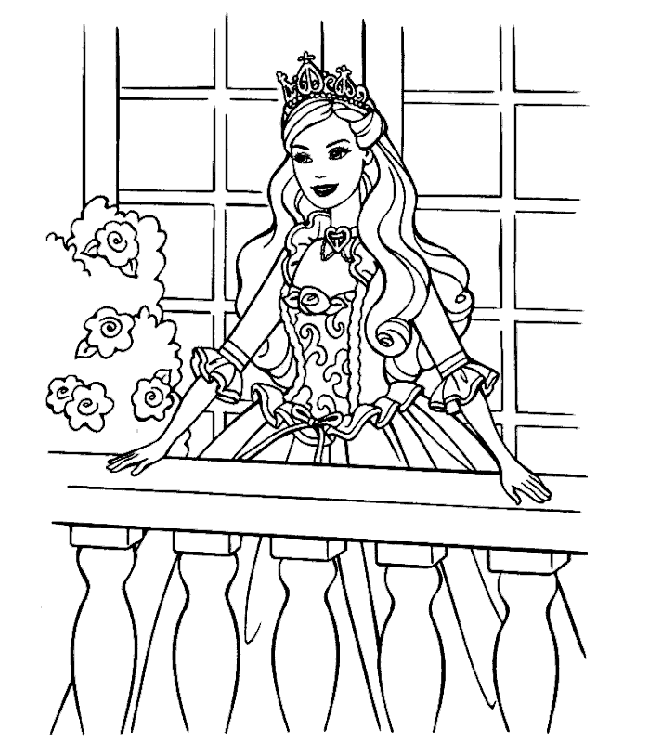 Barbie escuela de princesas para colorear - Imagui