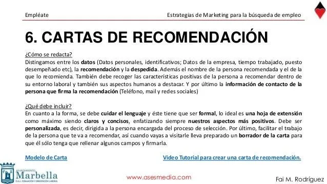 Empléate - Estrategias de marketing para la búsqueda de empleo - fai …