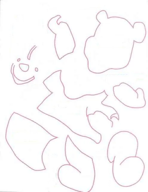 Emy's Gallery: Winnie The Pooh Pattern | Cute adorable appliqué ... Emy's Gallery: Winnie The Pooh Pattern | Cute adorable appliqué ...