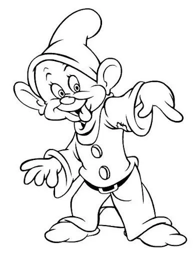 LOS SIETE ENANITOS PARA COLOREAR | Dibujos para colorear LOS SIETE ENANITOS PARA COLOREAR | Dibujos para colorear