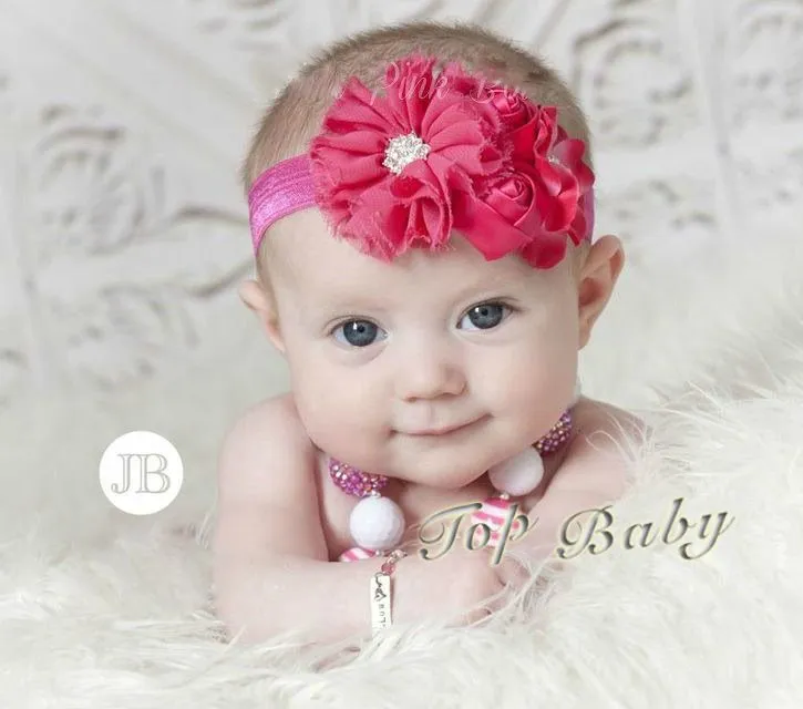 Encaje gasa vendas de la flor color de rosa del diamante de seda ...